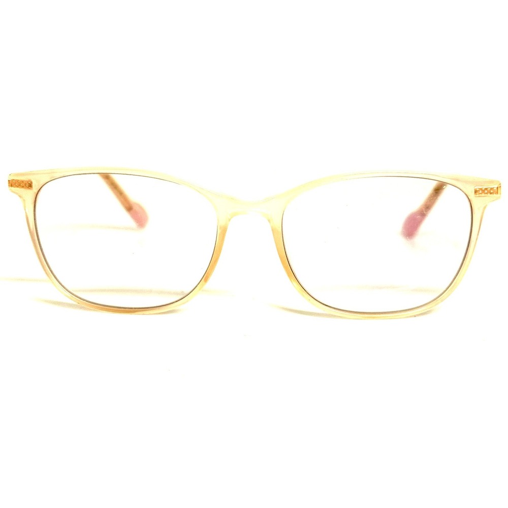 Scott Harris UTX Europa SHX-007 Champagne Peach Gold Cat Eye Eyeglasses 55mm